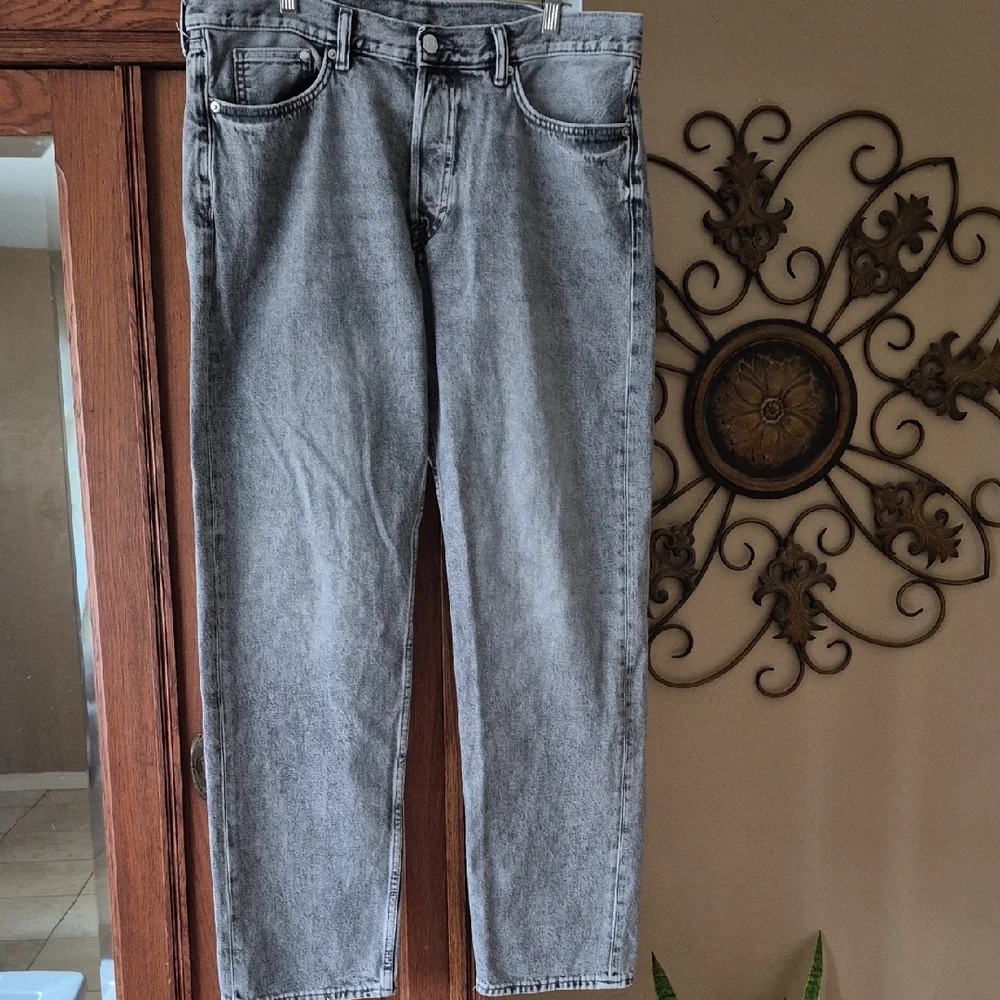 H&M Men's Gray Straight Jeans - Picture 1 of 2